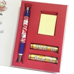 Arquivo Caixa para natal caneta+post it +chocolate