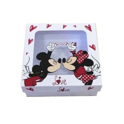 Arquivo de corte Caixa Mickey e Minnie 4 doces
